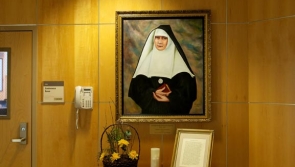 Mother Frances Painting in Entryway